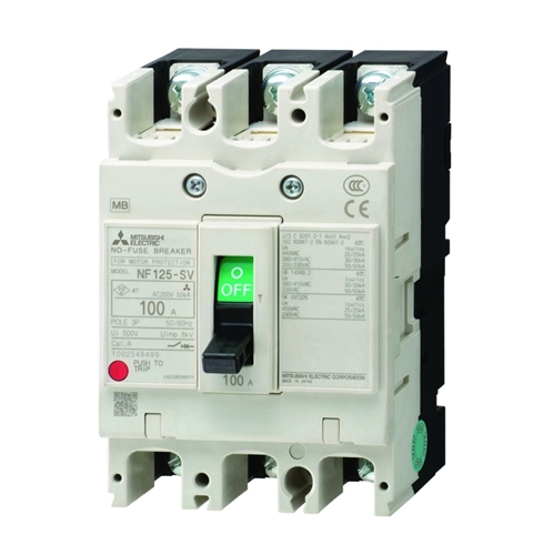 MITSUBISHI CIRCUIT BREAKER 3P 125A (254843)