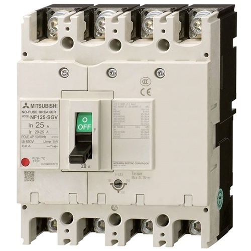 MITSUBISHI (254924) Circuit breaker 4 pole Ir = 70