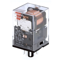 Omron Relay Plug-In 11-Pin 3PDT 10A 24VDC Mech