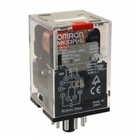 OMRON 12AC 11PIN PLUGIN RELAY MECHANICAL INDICATOR