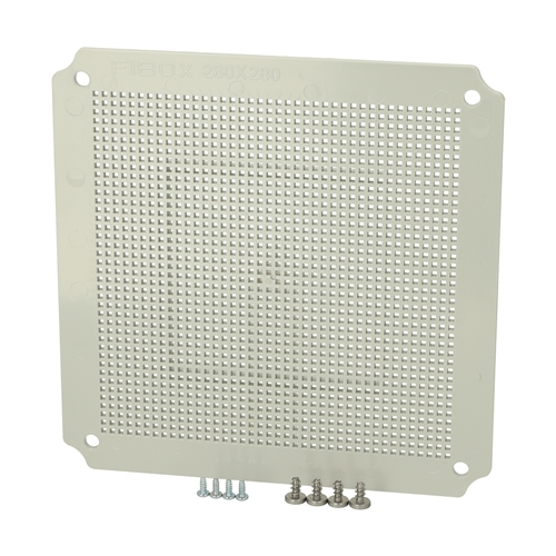 Fibox Plastic mountingplate, mounting screws,