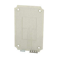 Fibox Plastic mountingplate, mounting screws,