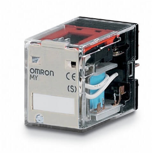 Omron Relay, plug-in, 8-pin, DPDT, 10 A, 48vdc