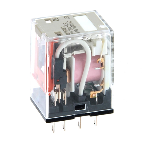 OMRON RELAY PLUG-IN 8-PIN DPDT 10A MECH & LED