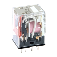 OMRON RELAY PLUG-IN 8-PIN DPDT 10A MECH & LED