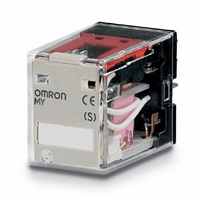 OMRON RELAY 14-PIN 4PDT 5A 48/50 VAC
