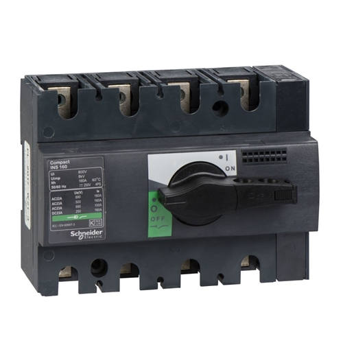 SCHNEIDER 4P INS160 SWITCH DISCONNECTOR