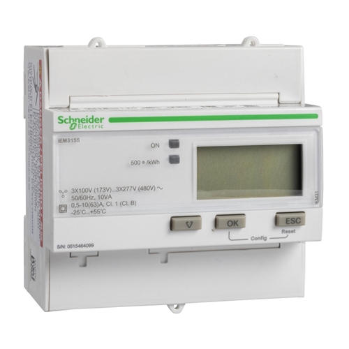 SCHNEIDER MID 3PH KWH KIT WITH MODBUS COMMS