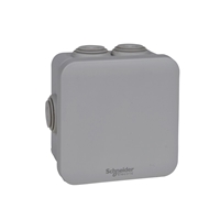 SCHNEIDER JUNCTION BOX GREY 80 X 80 X 45 MM