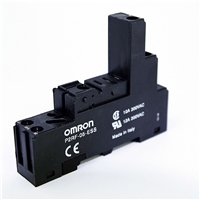 Omron 1pole relay socket rise up terminals