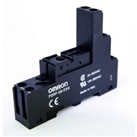 Omron 2 pole relay socket rise up terminals