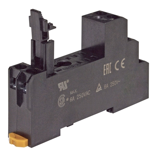 Socket, DIN rail/surface mounting, 8-pin, screw te