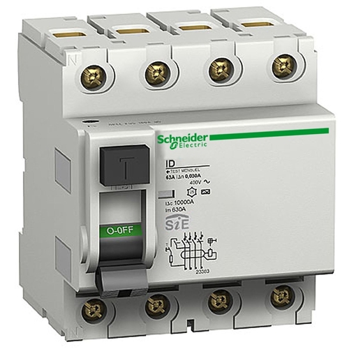 SCHNEIDER 4P 63A 30MA RCD