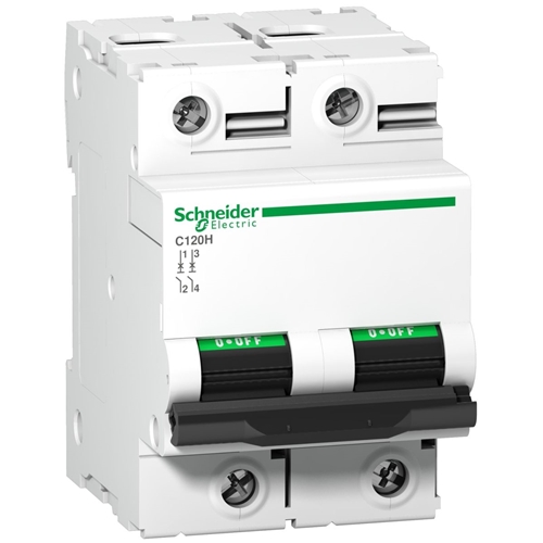 SCHNEDIER C120 2 POLE MCB