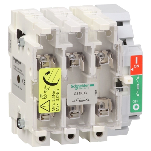 SCHNEIDER SWITCH DISCONNECT 3POLE 125A NFC