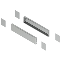 SCHNEIDER side plinth - H100 D400 stainless steel