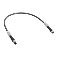 SCHNEIDER STRAIGHT CABLE M8 4P MALE TO FEMALE