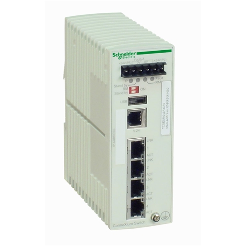 SCHNEIDER CONNEXIUM ETHERNET TCP/IP SWITCH, COPPER