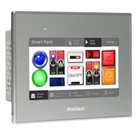 Pro-face 4"W touch panel display, 1COM, 1Ethernet,