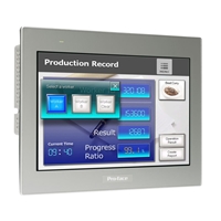 Pro-face 12"W touch panel display, 2COM, 2Ethernet