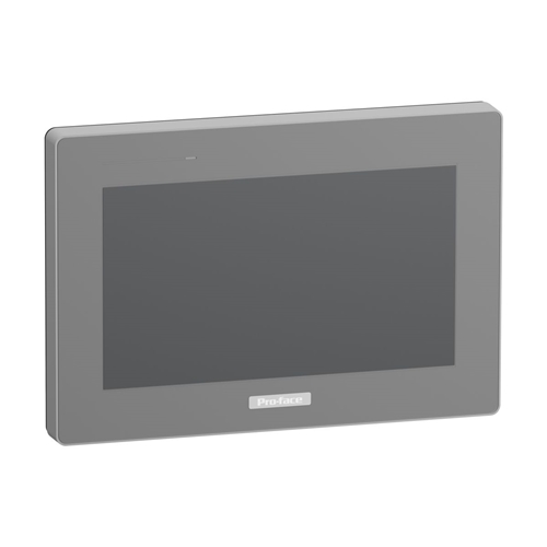 Pro-face 7"W touch panel display, 1COM, 2Ethernet,