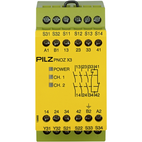 PILZ (774315) SAFETY RELAY 3 NO 1NC