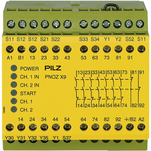 PILZ (774606) SAFTEY RELAY 7 SAFETY CONTACTS