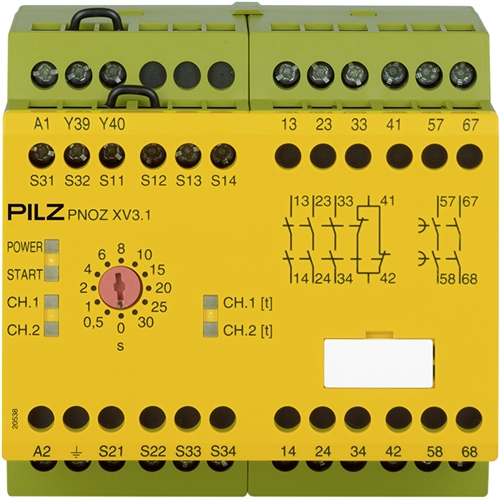 PILZ SAFETY RELAY 24-240V AC/DC