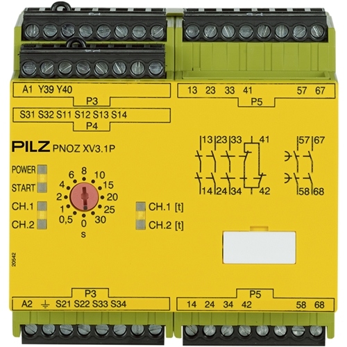 PILZ PNOZ XV3.1P 30/24-240VACDC Safety Relay