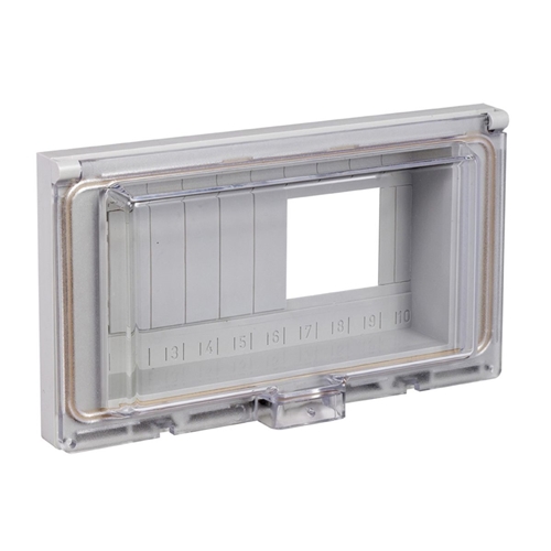 SCHNEIDER TRANSPARENT HINGED COVER