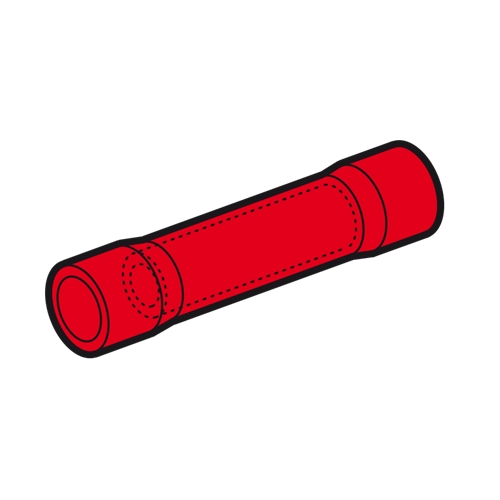 CEMBRE INS.PARALLEL CONNECTOR RED