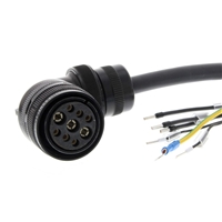 Omron G5 Series Servo Motor power cable,10m,braked