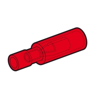 CEMBRE INS. SOCKET CONNECTOR RED