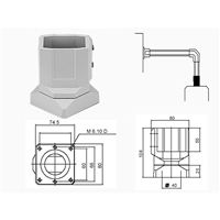 ELDON SWIVEL PANEL MOUNTING BRACKET