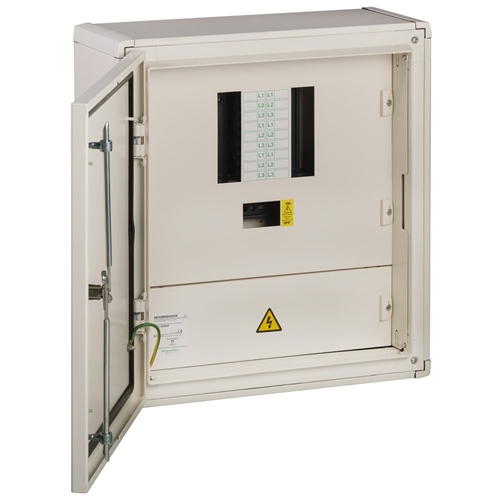 SCHNEIDER HEAVY DUTY 6 WAY DISTRIBUTION BOARD IP55