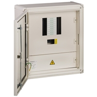 SCHNEIDER HEAVY DUTY 6 WAY DISTRIBUTION BOARD IP55