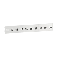 Schneider Electric Clip-in Legends, Numbered strip