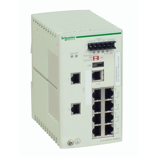 Schneider Electric ConneXium Managed Switch - 8 po