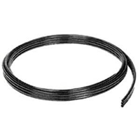 SMC BLACK 6 X 4 POLYURETHANE FLAT TUBING 2 CORE