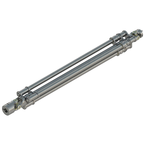 SCHNEIDER Telescopic axis with universal joint