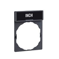 SCHNEIDER LEGEND PLATE ENGRAVED INCH