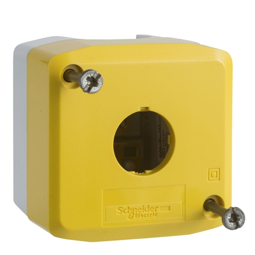 SCHNEIDER EMPTY CONTROL STATION YELLOW