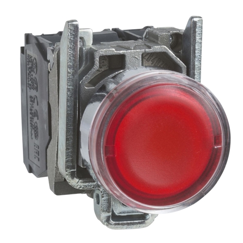 SCHNEIDER ILLUM.PUSHBUTTON RED