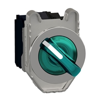 SCHNEIDER FLUSH MOUNTED GREEN ILLUMINATED SELECTOR