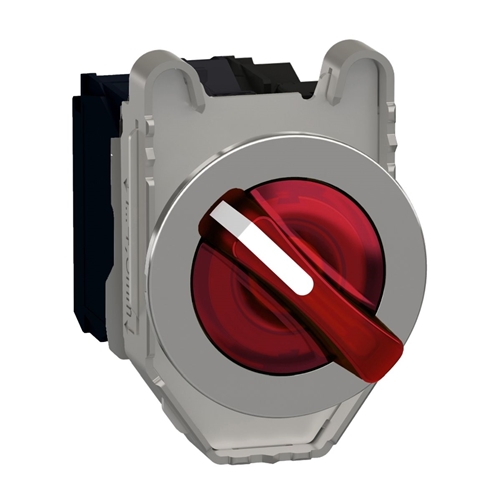 SCHNEIDER FLUSH MOUNTED RED ILLUMINATED SELECTOR