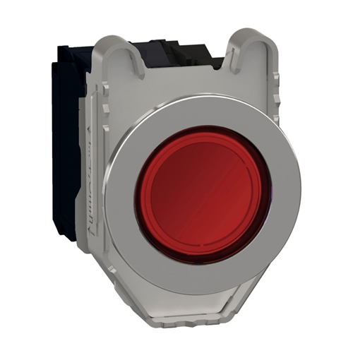 SCHNEIDER FLUSH MOUNTED RED ILLUMINATED PUSHBUTTON