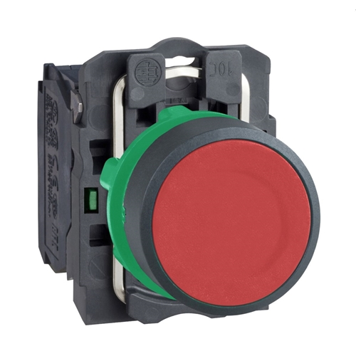 Schneider Electric red projecting complete push-bu