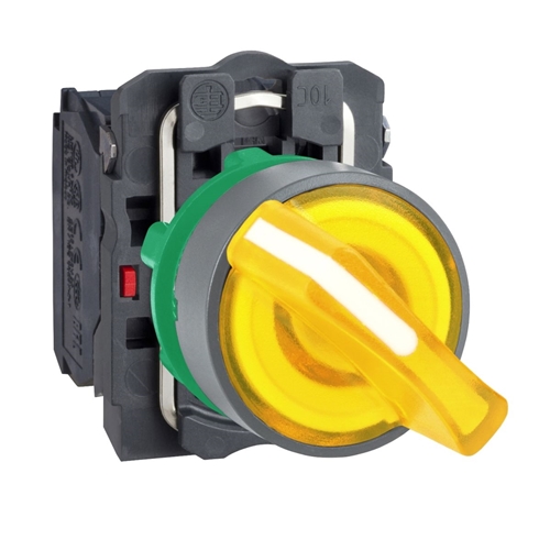 Schneider Electric yellow complete illum selector