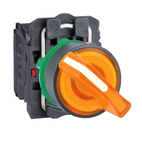 Schneider Electric orange complete illuminated sel