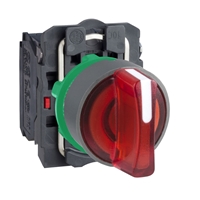 Schneider Electric red complete illum selector swi